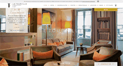 Desktop Screenshot of hoteltourville.com