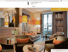 Tablet Screenshot of hoteltourville.com
